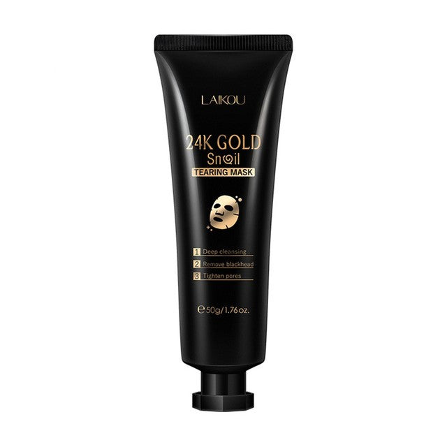 :
“Gold Foil Snail Peel-Off Mask – Hydrating & Brightening (50g)”