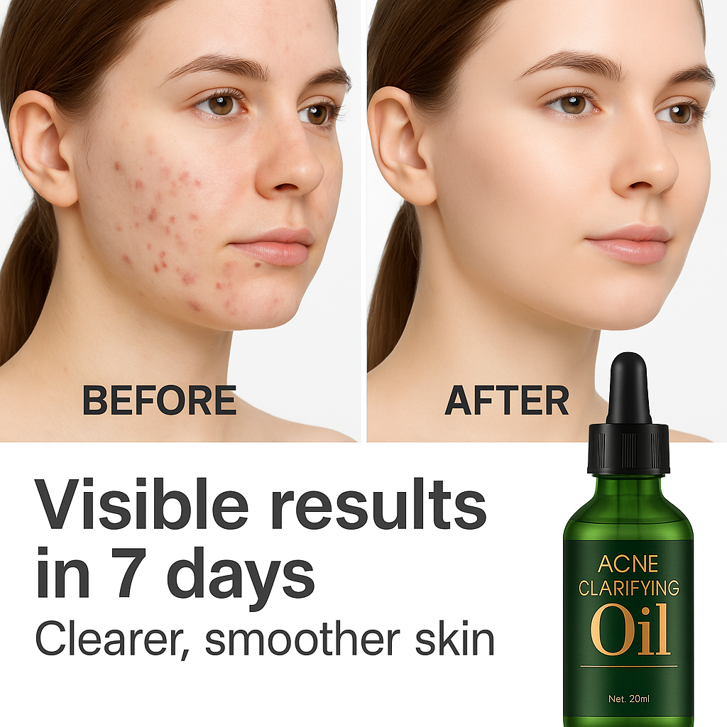 Acne Clarifying Oil – Gentle Repair & Moisturizing (30ml)”