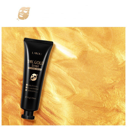:
“Gold Foil Snail Peel-Off Mask – Hydrating & Brightening (50g)”