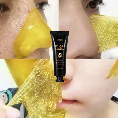:
“Gold Foil Snail Peel-Off Mask – Hydrating & Brightening (50g)”