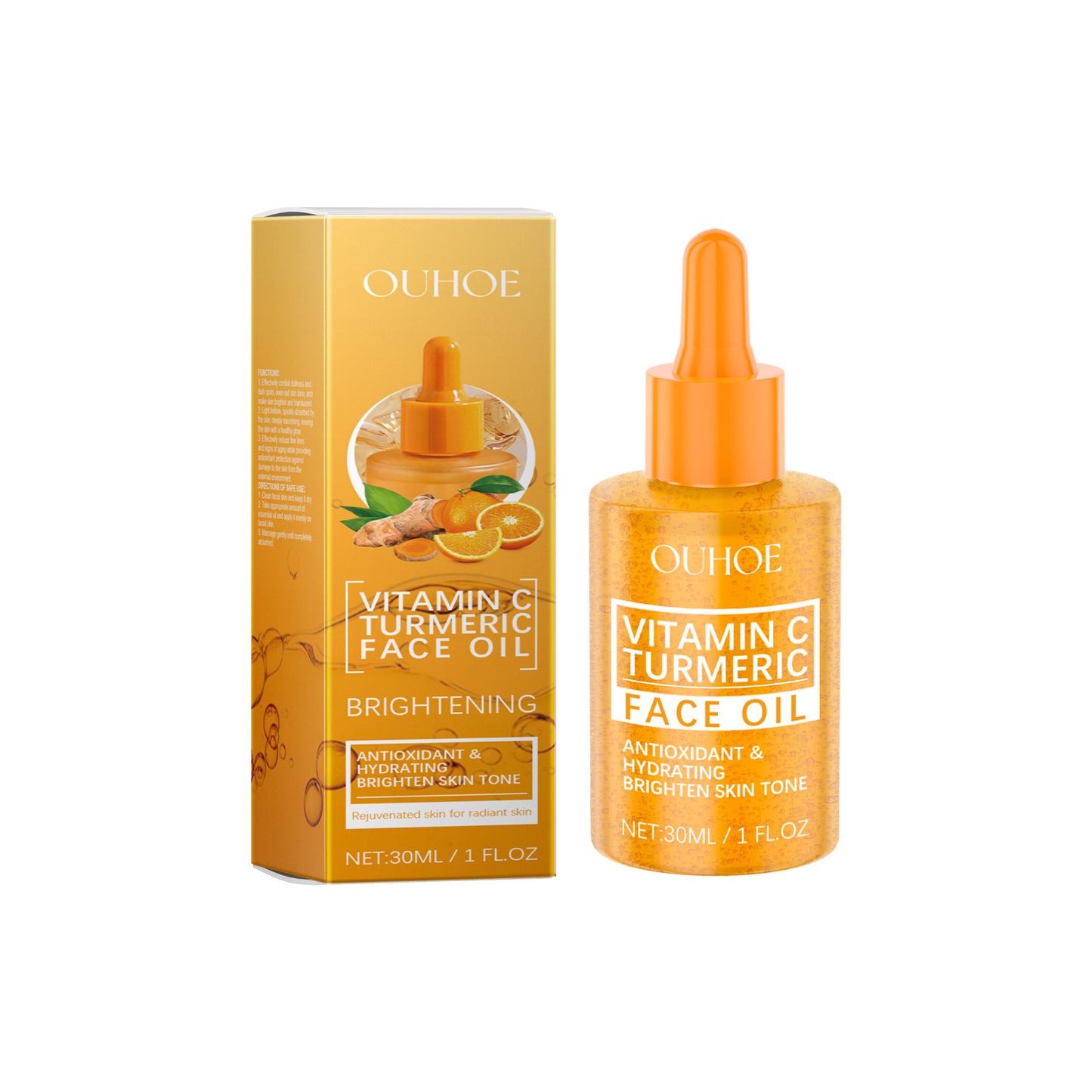 Vitamin C & Turmeric Brightening Face Oil – 30ml